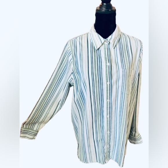 HP🔥MATERNITY Button Down Top 🔥Size XXL🔥Used - Picture 1 of 10